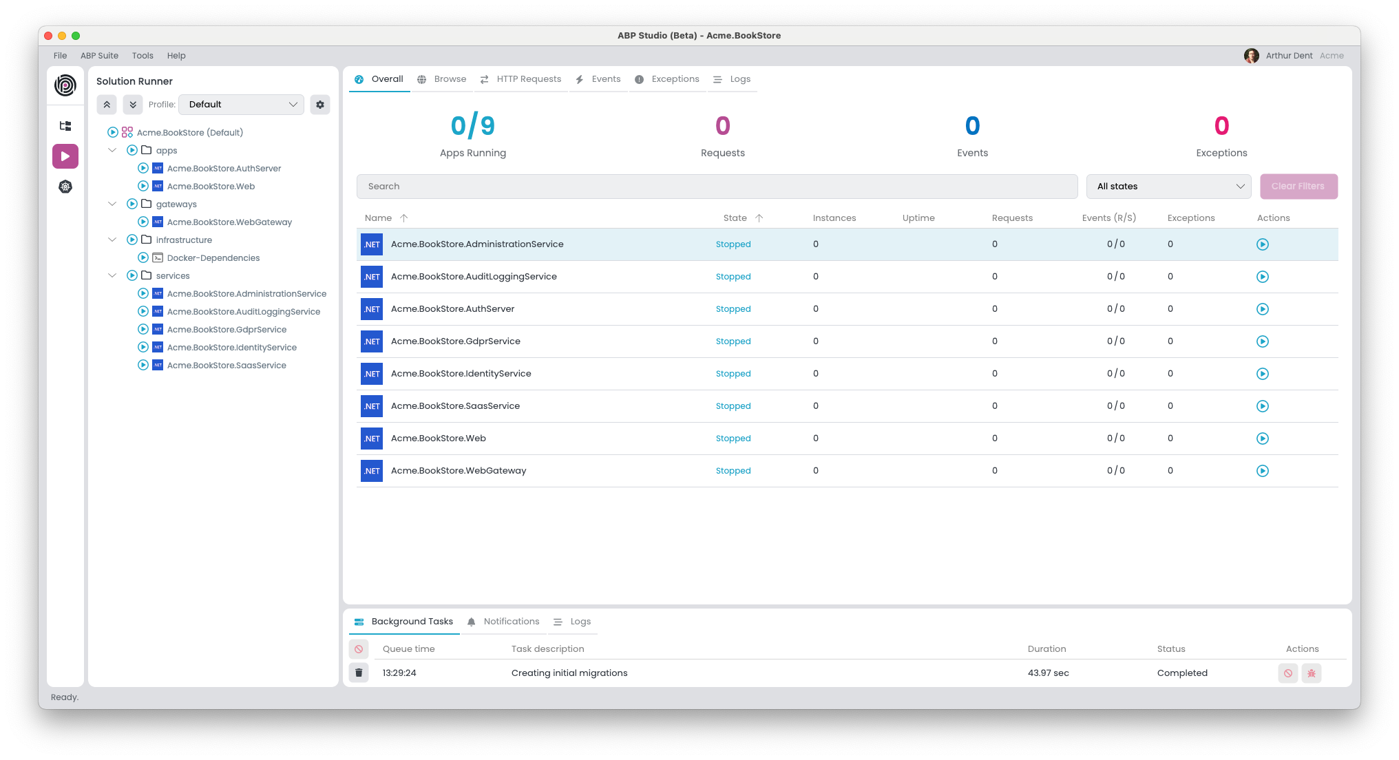 ABP Studio: Overview | ABP.IO Documentation