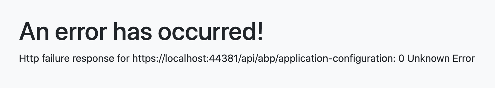 ABP Angular Quick Start | ABP.IO Documentation