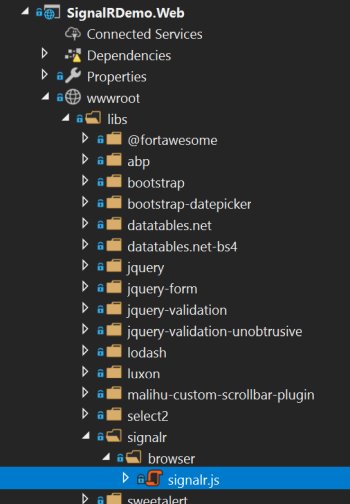 SignalR Integration | ABP.IO Documentation