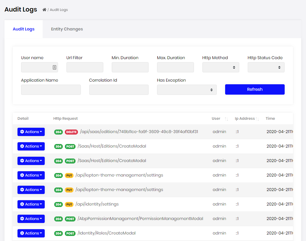 audit-logging-module-list-page