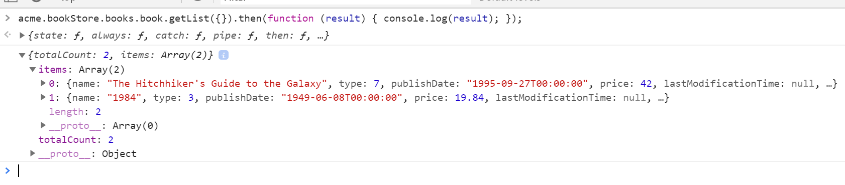 bookstore-javascript-proxy-console