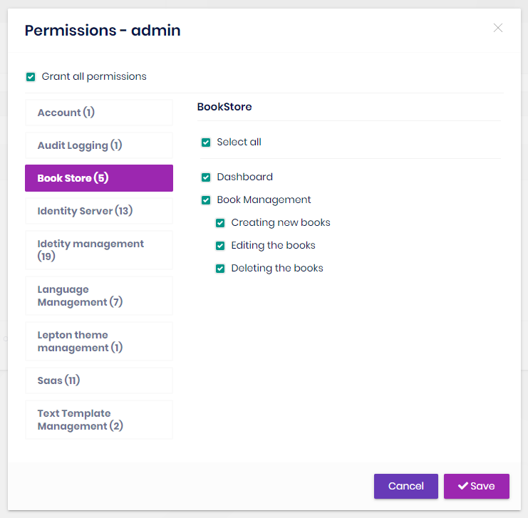 bookstore-permissions-ui