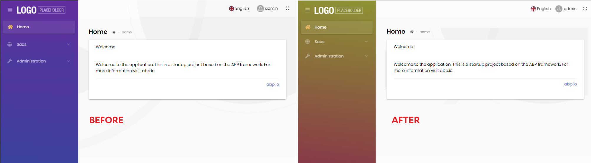 Customize Lepton Theme with Custom CSS | ABP.IO Documentation