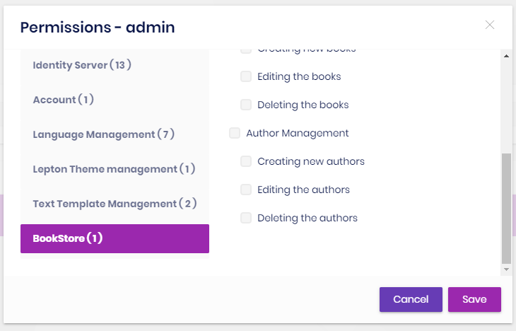 bookstore-author-permissions