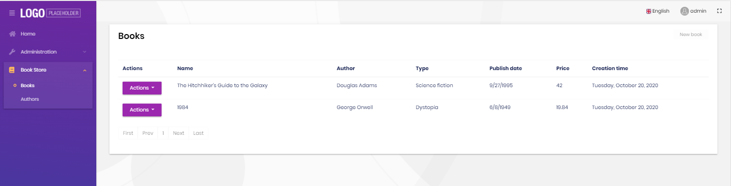 blazor-bookstore-book-list-with-authors