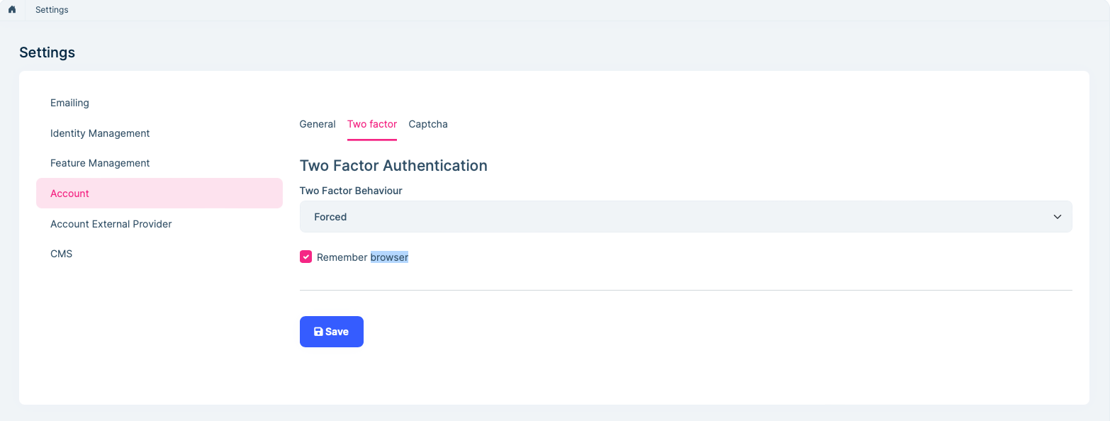 Modules/identity/two Factor Authentication | Documentation Center | ABP.IO