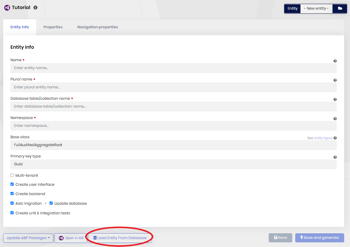 Generating CRUD Pages From an Existing Database Table | ABP.IO ...