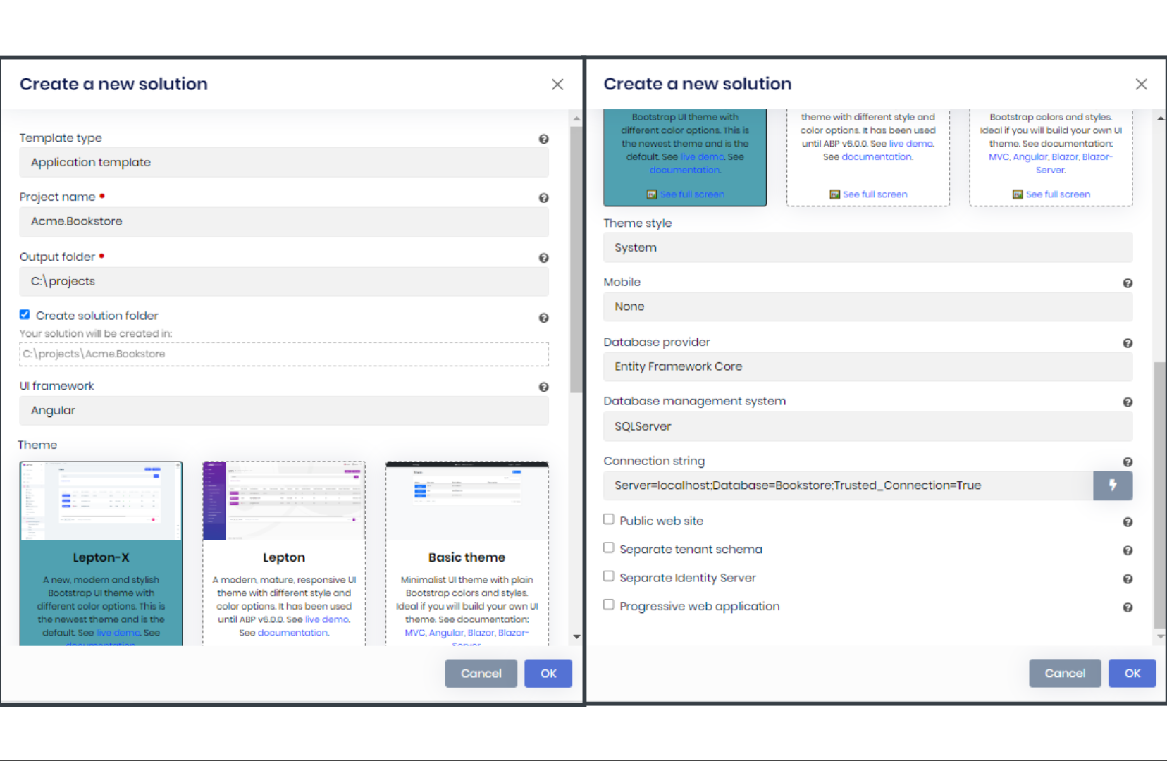 suite-create-new-solution-angular