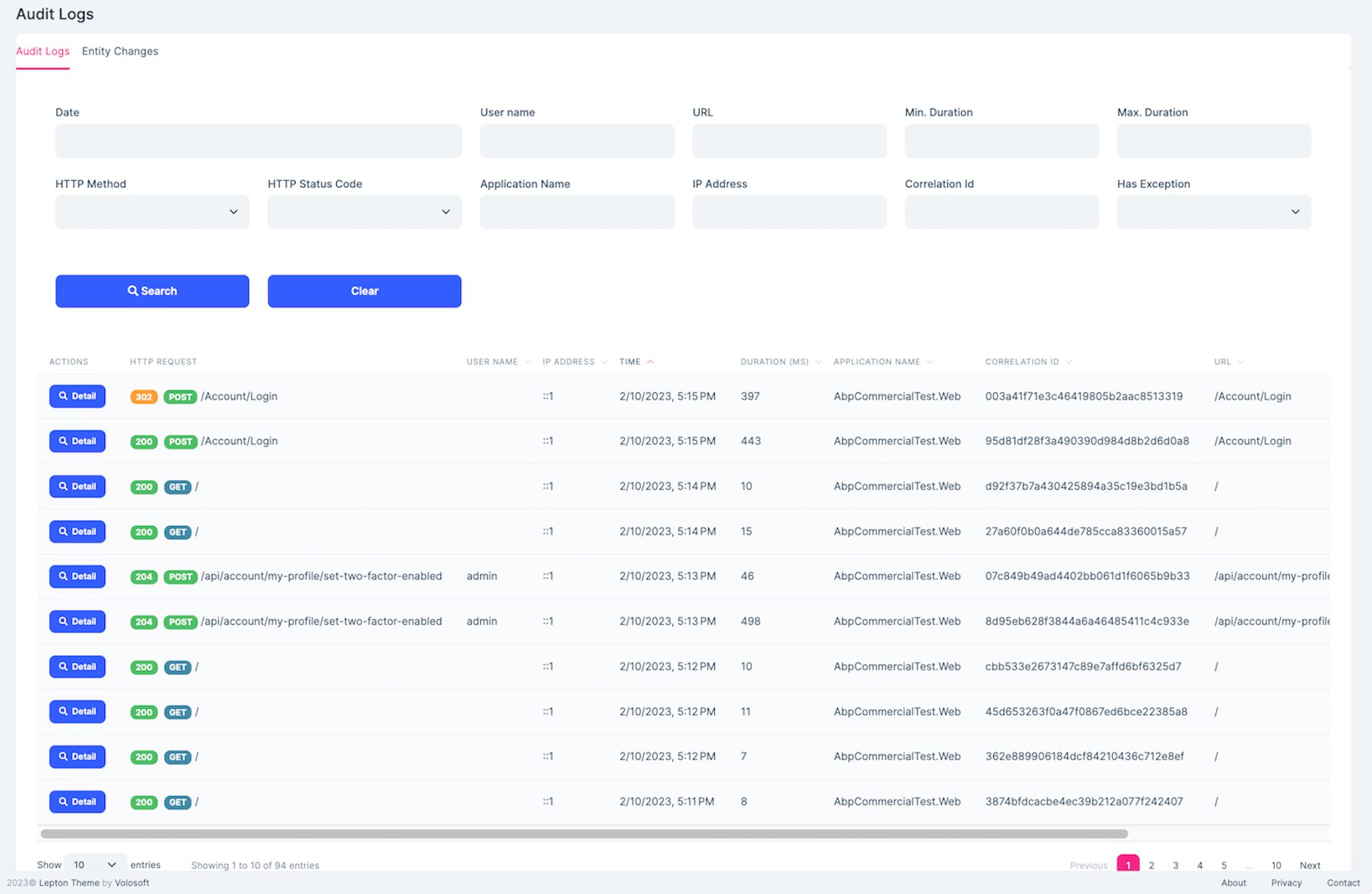 audit-logging-module-list-page