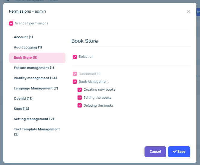 bookstore-permissions-ui
