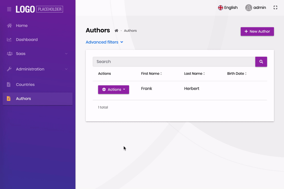 Lookup Components | ABP.IO Documentation