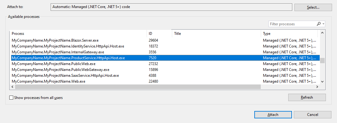 tye-vs-attach-debugger