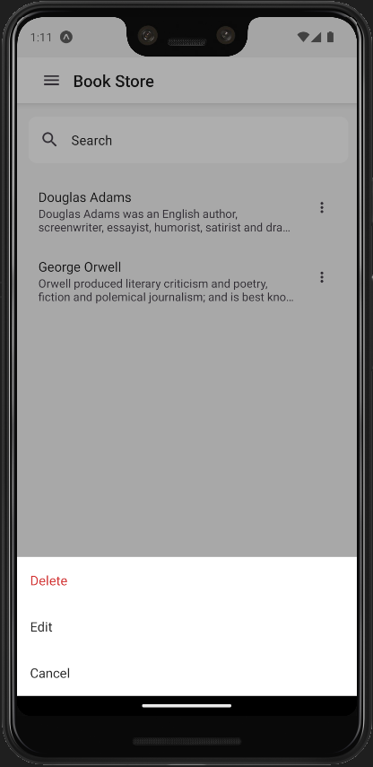Author List With Options