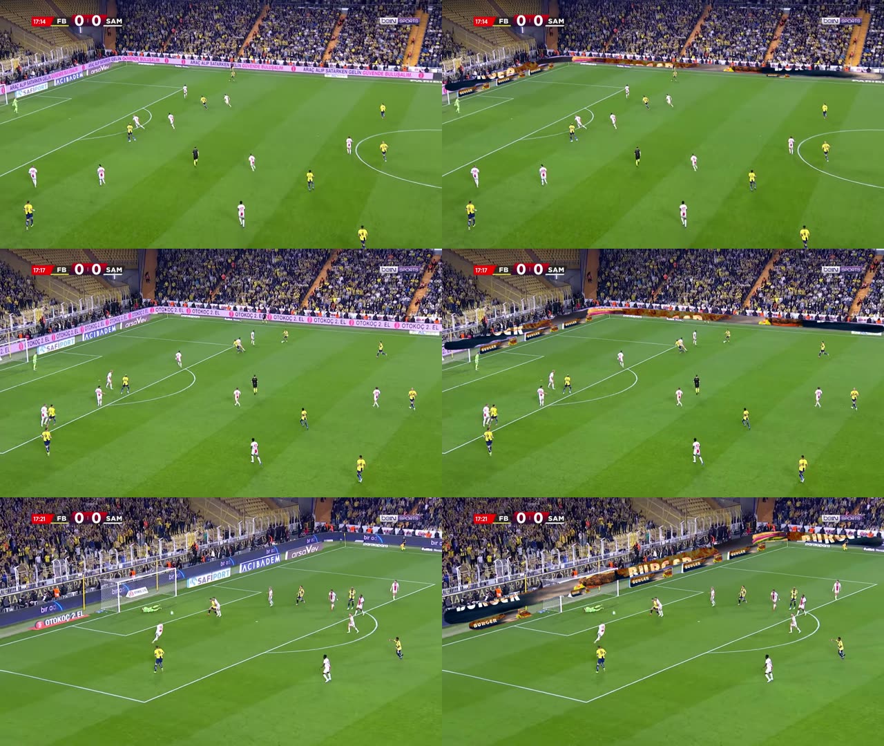 AdSwapAI: original broadcast frame vs AI-replaced boards