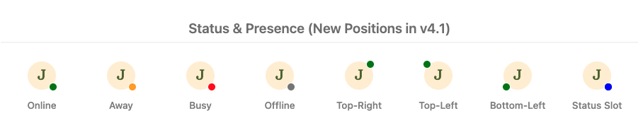Status and presence