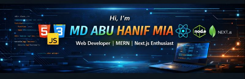 MD Abu Hanif Mia Banner