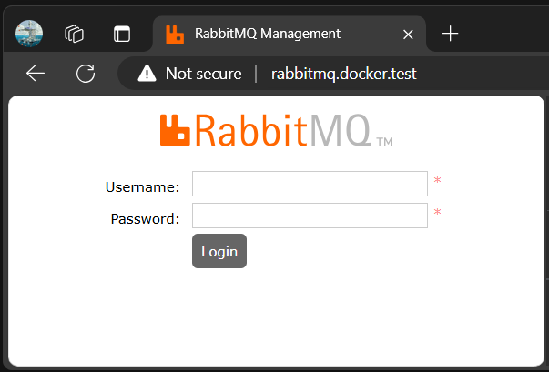 RabbitMQ Management UI