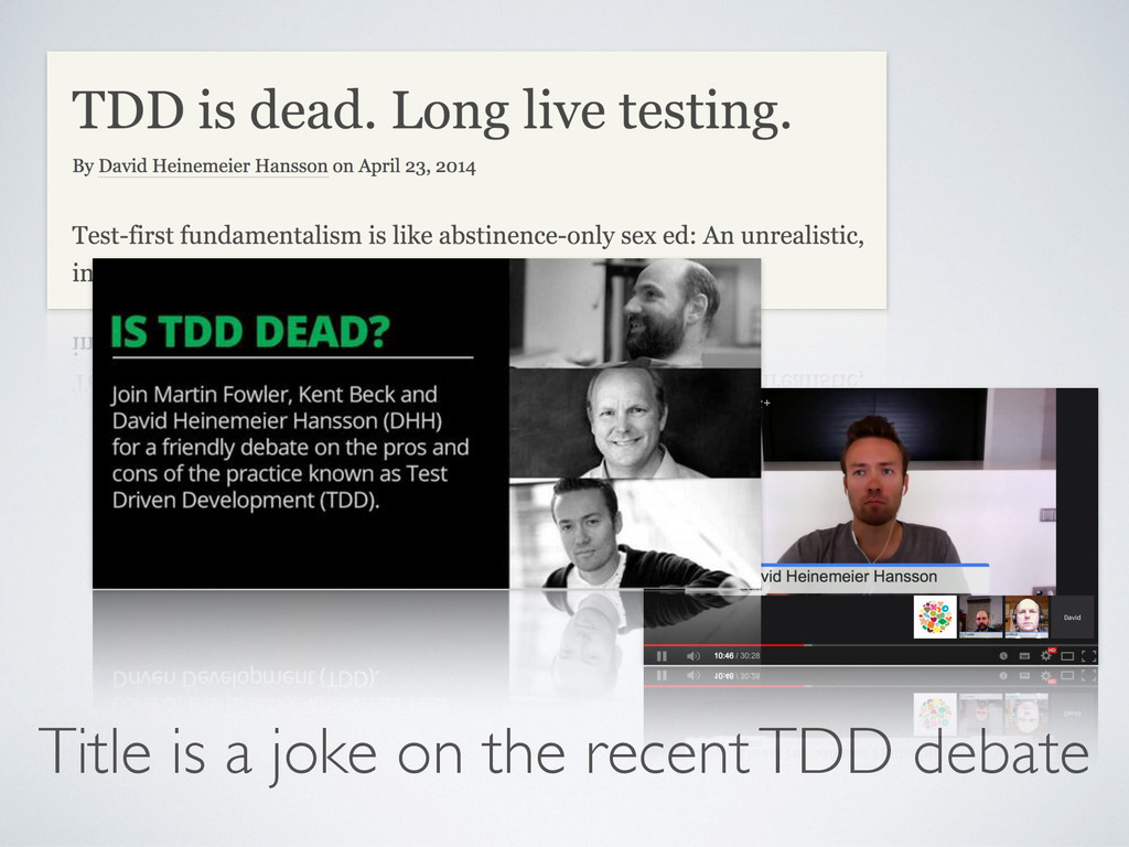 tdd-is-dead