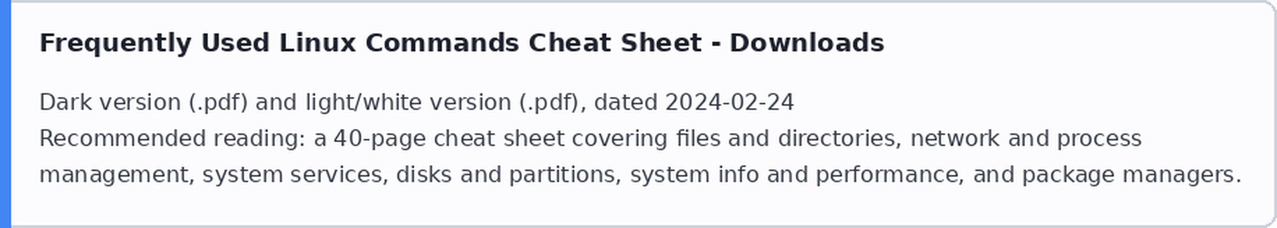 Linux komande PDF