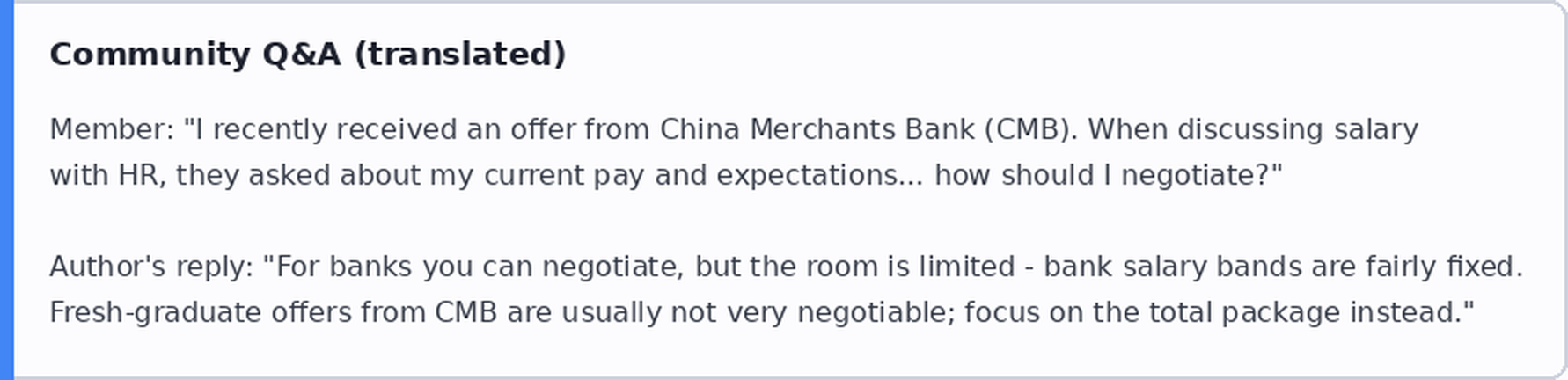 Dobio offer od China Merchants Bank