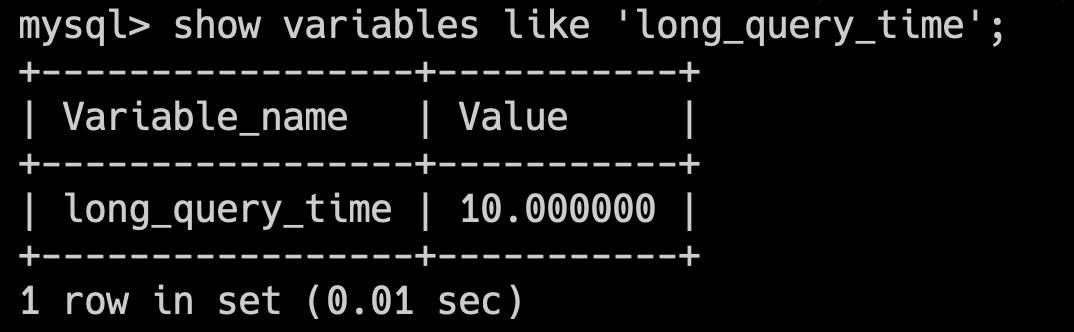Put ka boljoj Javi: long_query_time