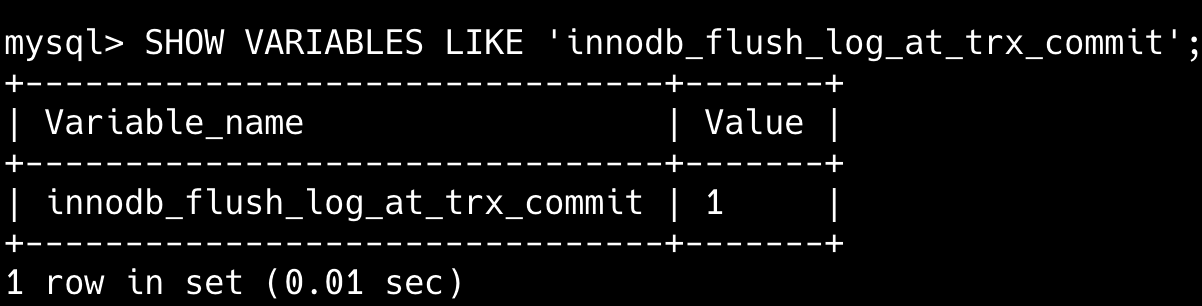 Put ka boljoj Javi: podrazumevana vrednost innodb_flush_log_at_trx_commit
