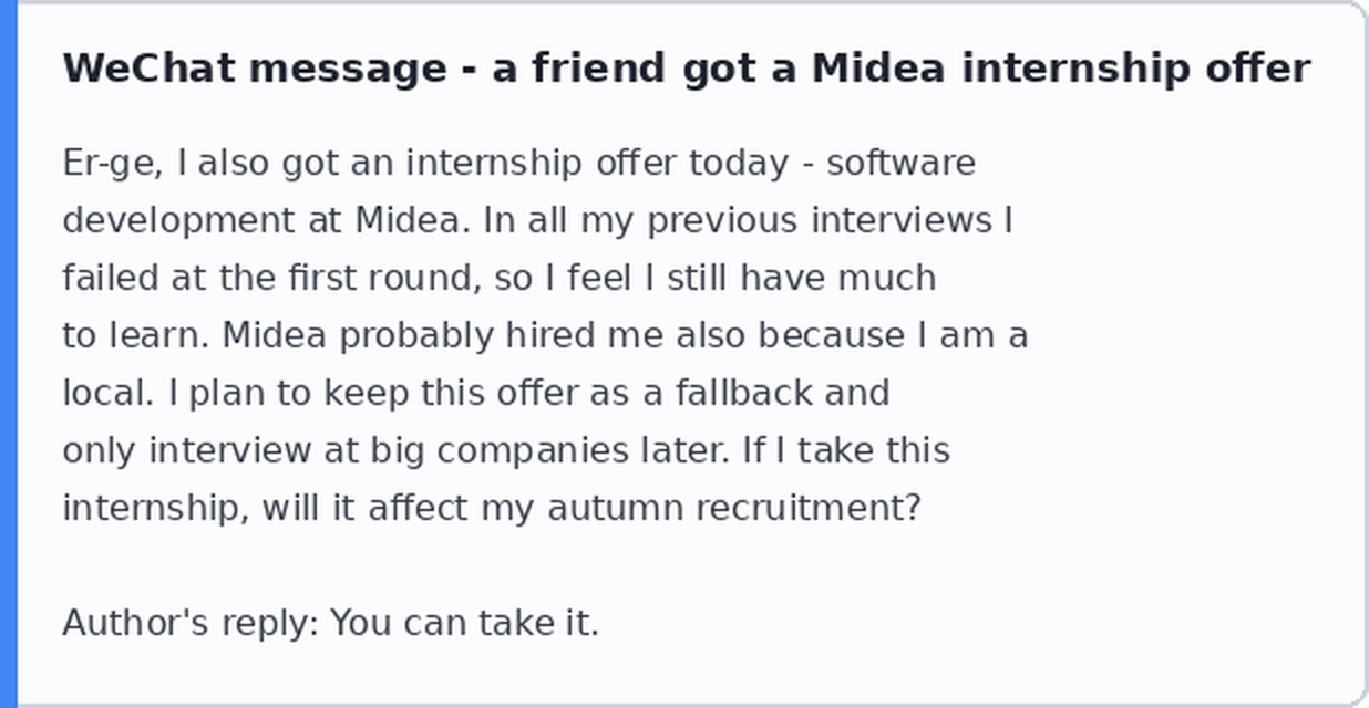 Prijatelj je dobio Midea offer