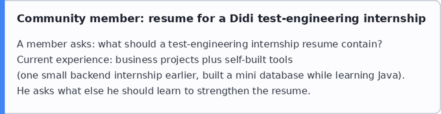 Praksa za test inženjering u Didi-ju