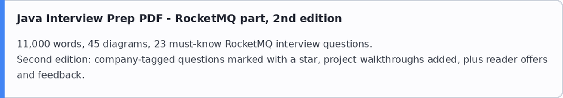 Preokret na intervjuu — RocketMQ, PDF drugo izdanje