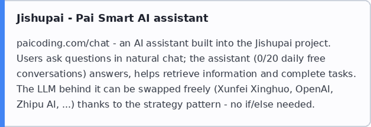Jishupai Pai Smart AI asistent