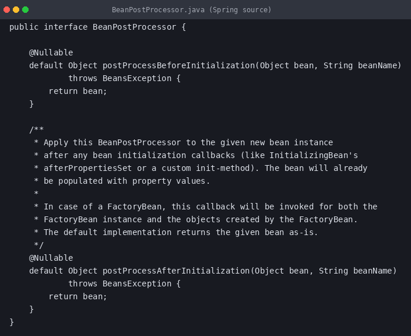 Put ka boljoj Javi: BeanPostProcessor