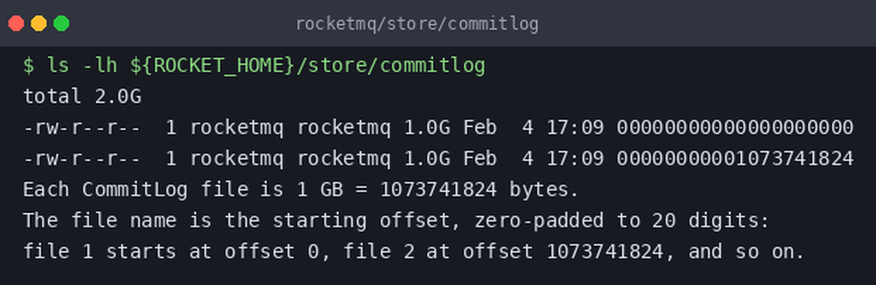 CommitLog