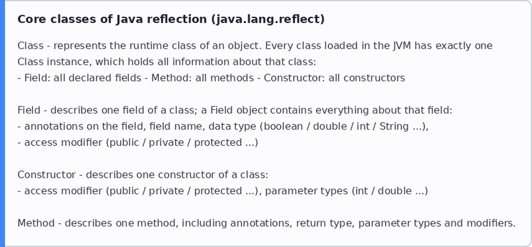 Preokret na intervjuu: Java refleksija srodne klase