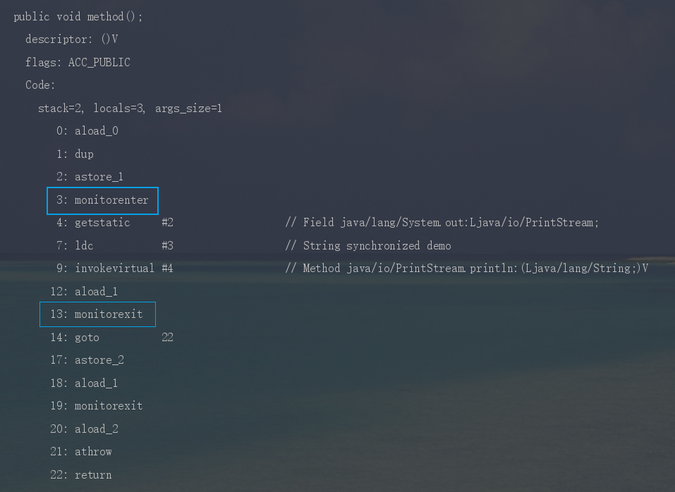 Preokret na intervjuu: monitorenter i monitorexit