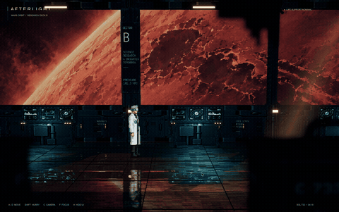 After Light gameplay featuring sprite assets from Wombo