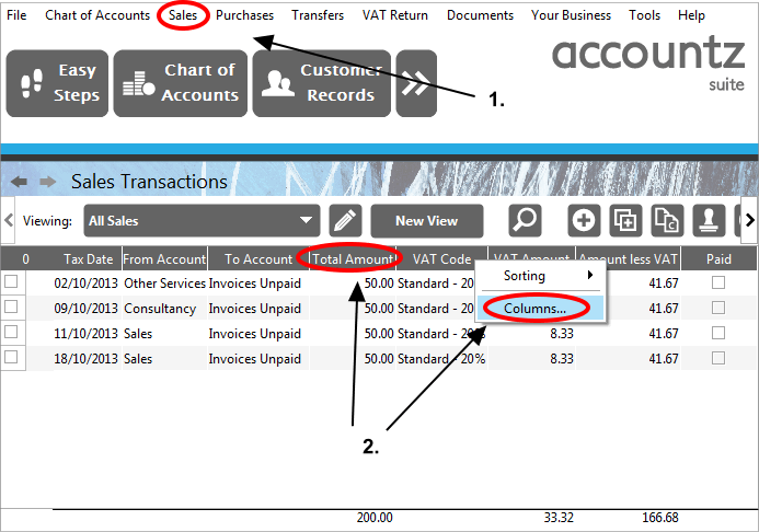 Accounting Software lock transactions 1