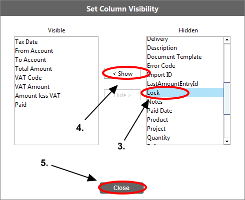 Accounting Software lock transactions 2