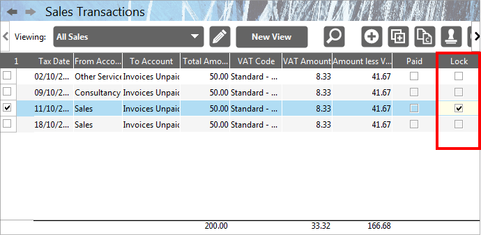 Accounting Software lock transactions 3