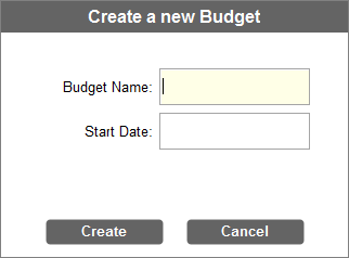 Accounting Software screenshot budgeting forecasting