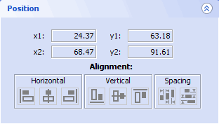 Accounting Software screenshot property position