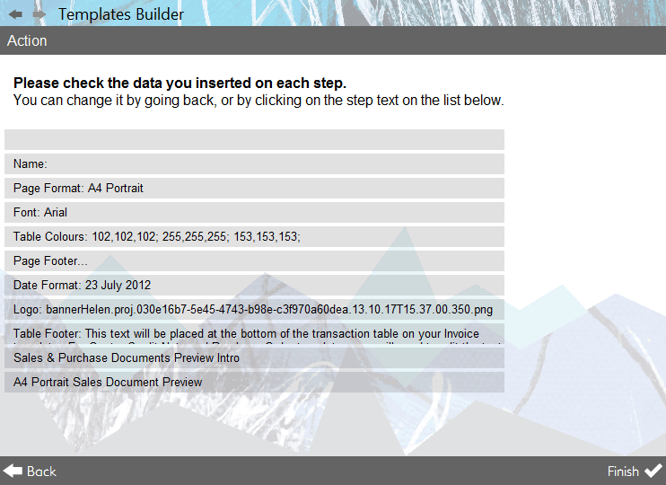 Accounting Software screenshot template builder final