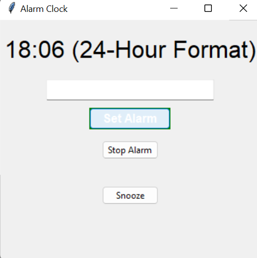 Alarm Clock App Screenshot