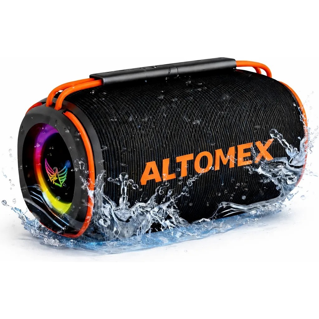 Caixinha De Som Bluetooth Potente Pendrive FM SD Portátil IPX6