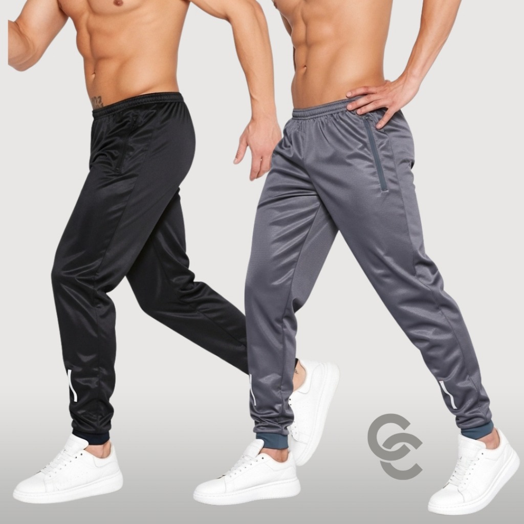 Kit 3 ou 2 Calça Jogger Adulto Chimpa Masculina Flanelado