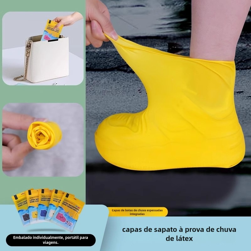 Protetor De Sapato Impermeável De Silicone Capa de Chuva Para Tênis