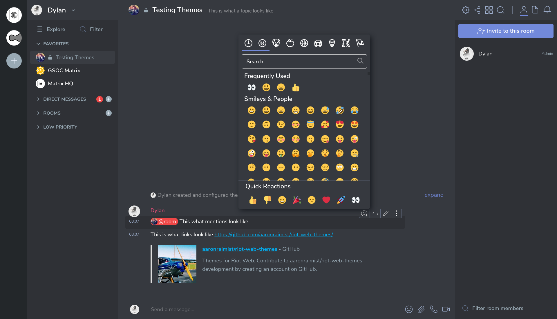 Discord Dark Theme Screenshot