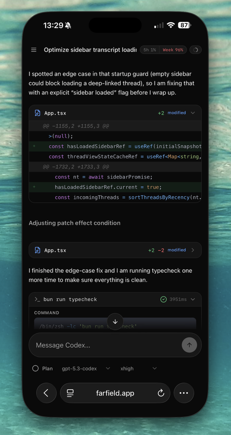 Farfield screenshot