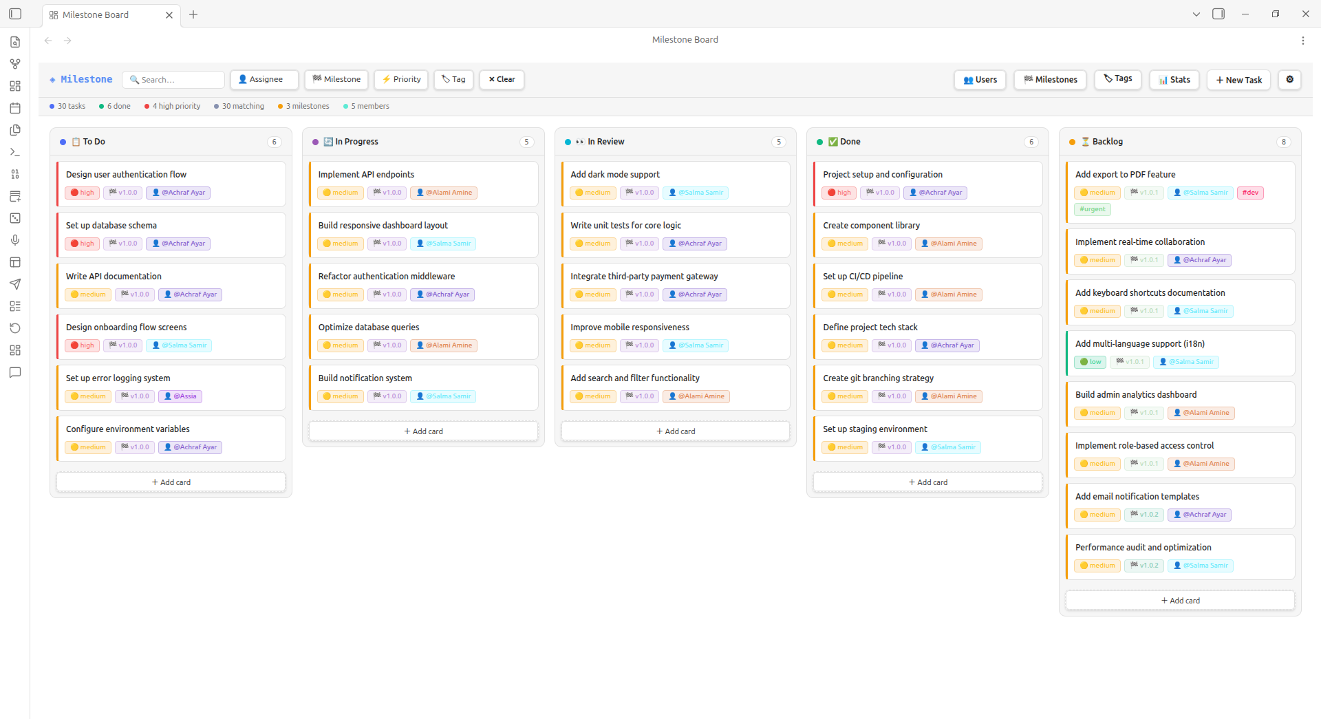 Kanban Board