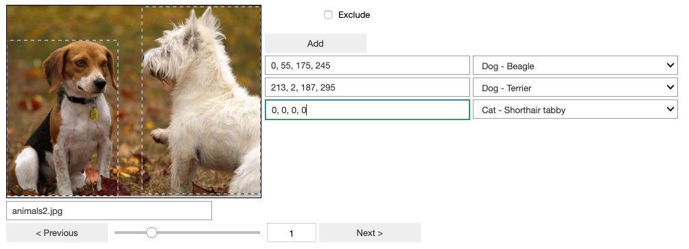 Screenshot of Innotater widget in Jupyter