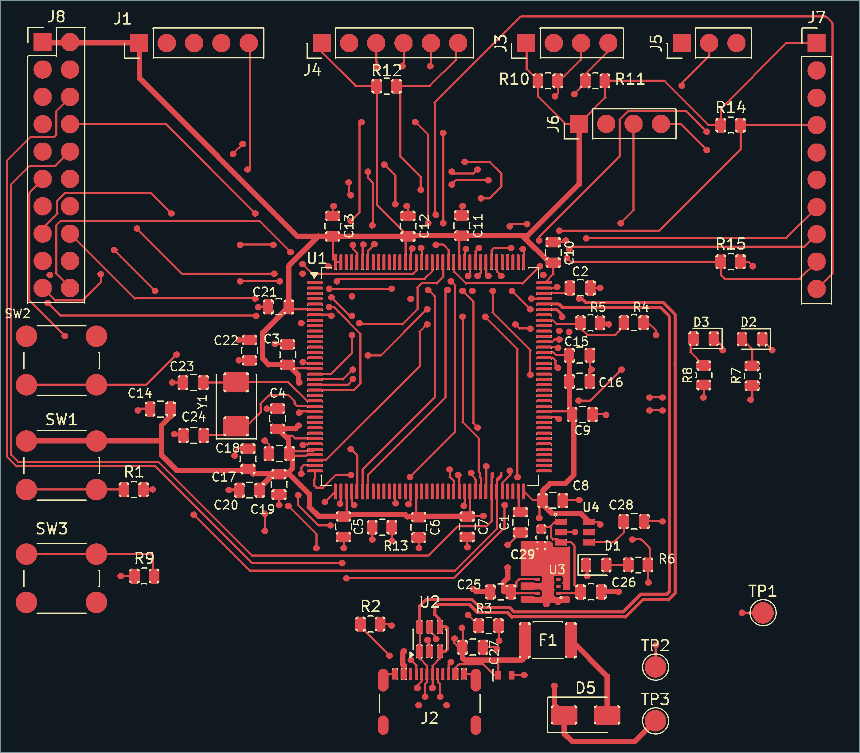 Stm32f446-development board, from the project README